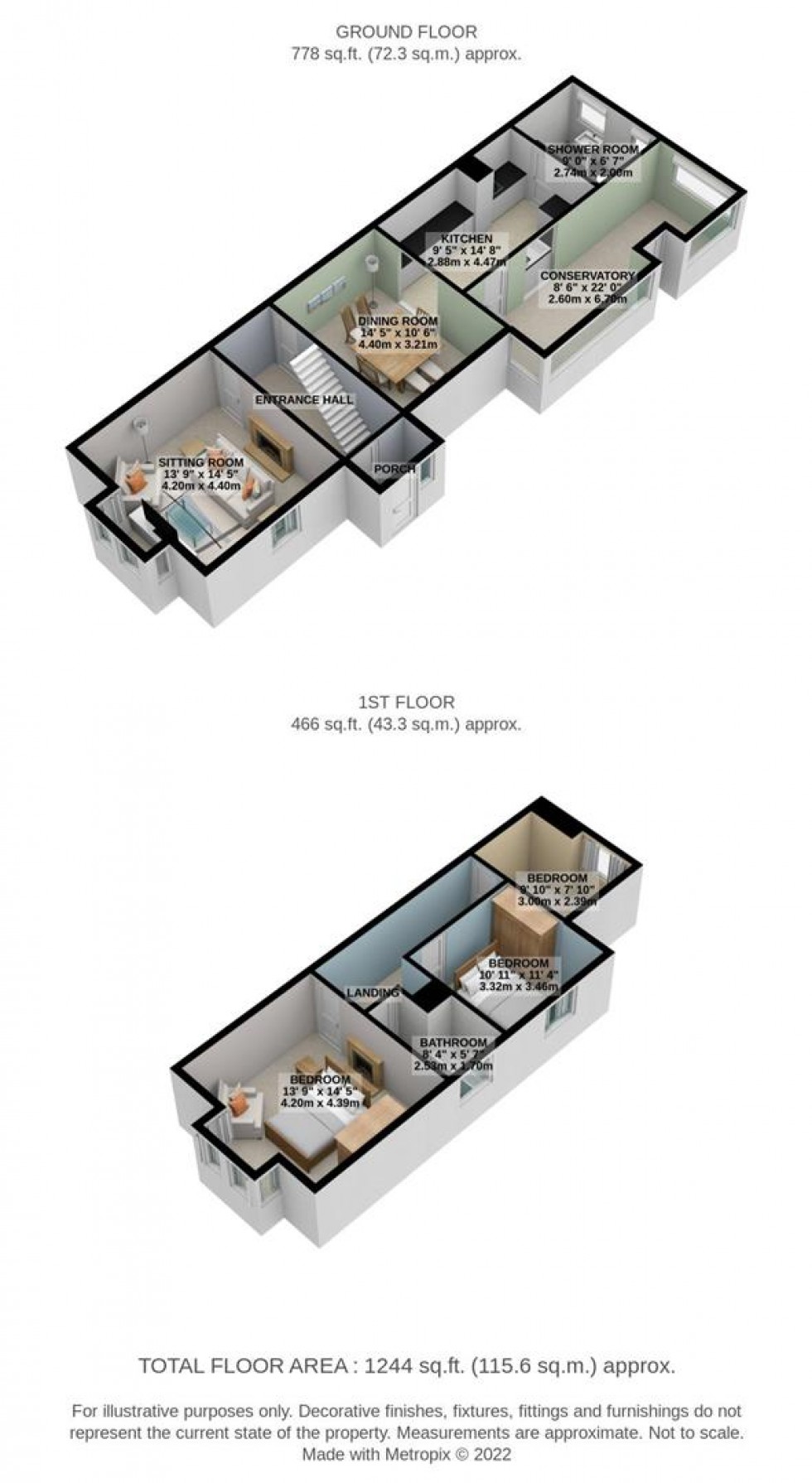 Floorplan for Liddington Street, Swindon