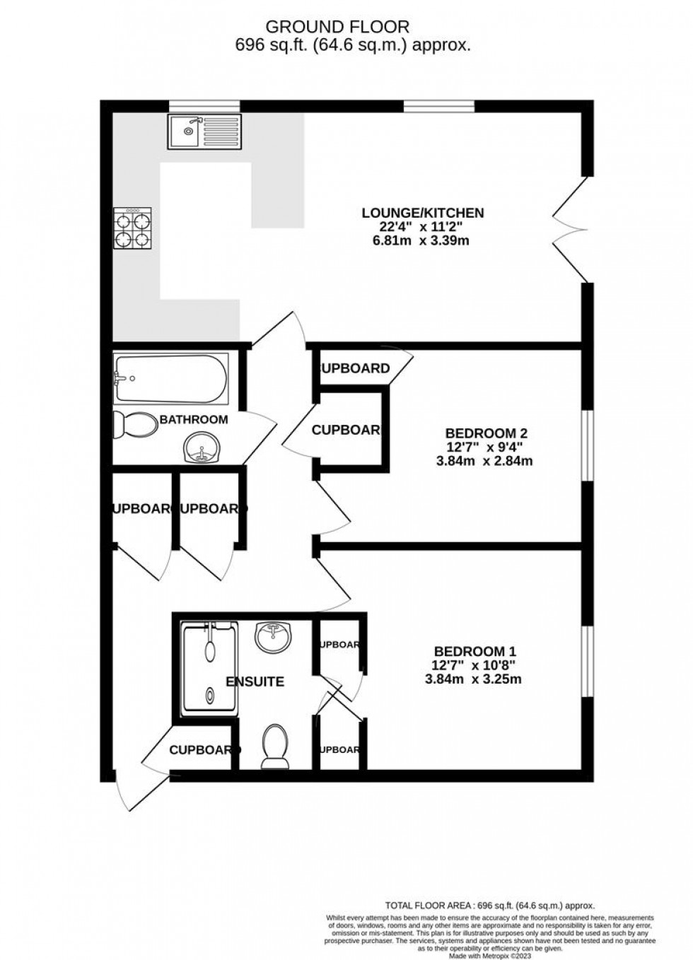 Floorplan for Brunel Crescent, Swindon