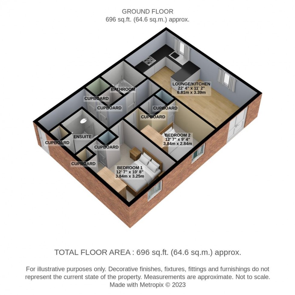 Floorplan for Brunel Crescent, Swindon