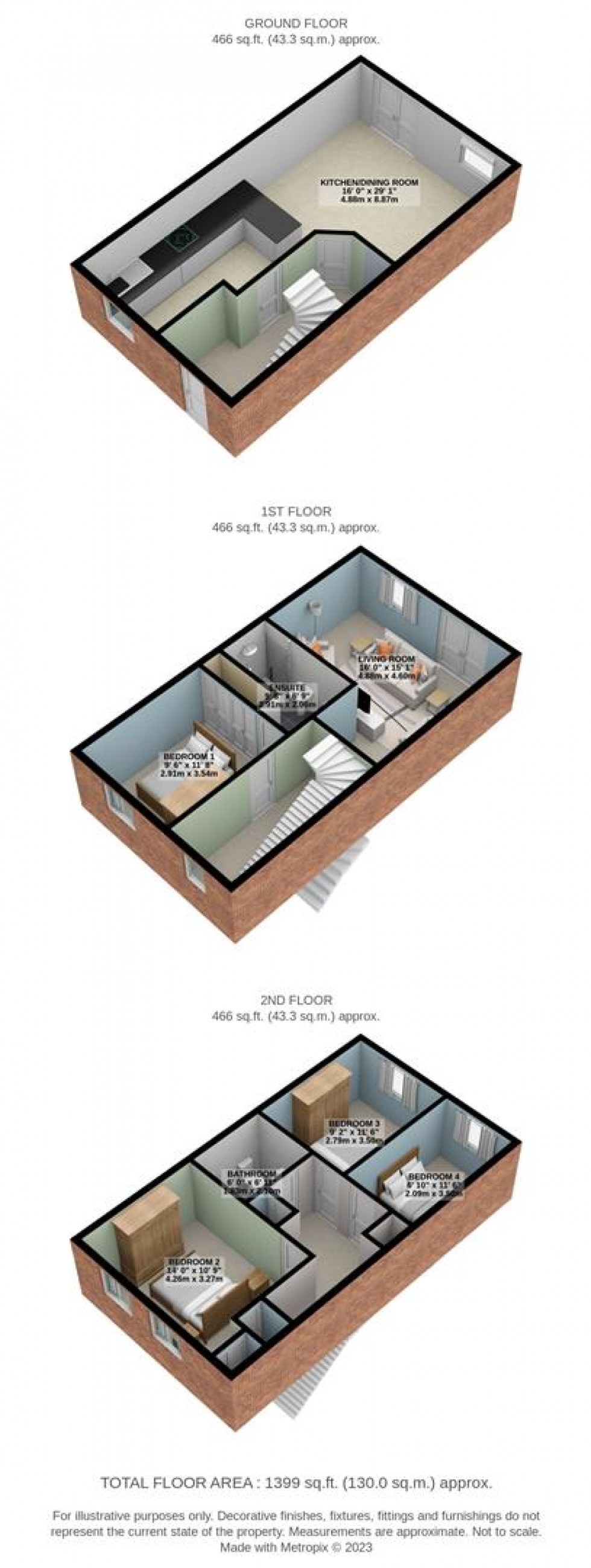 Floorplan for Britten Road, Swindon