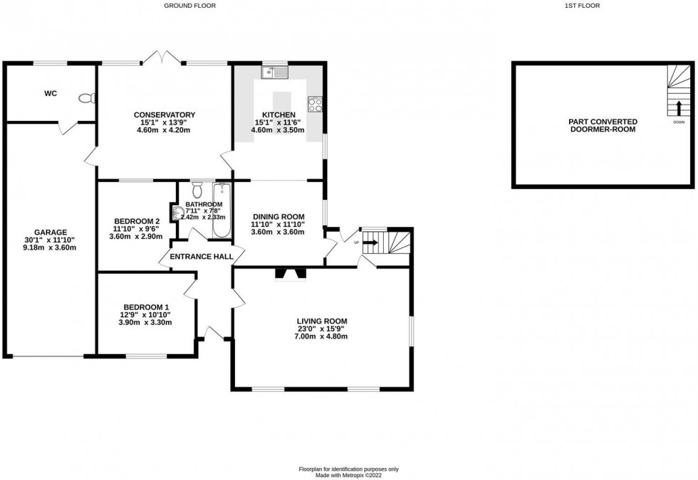 Floorplan for The Beeches, Lydiard Millicent, Swindon