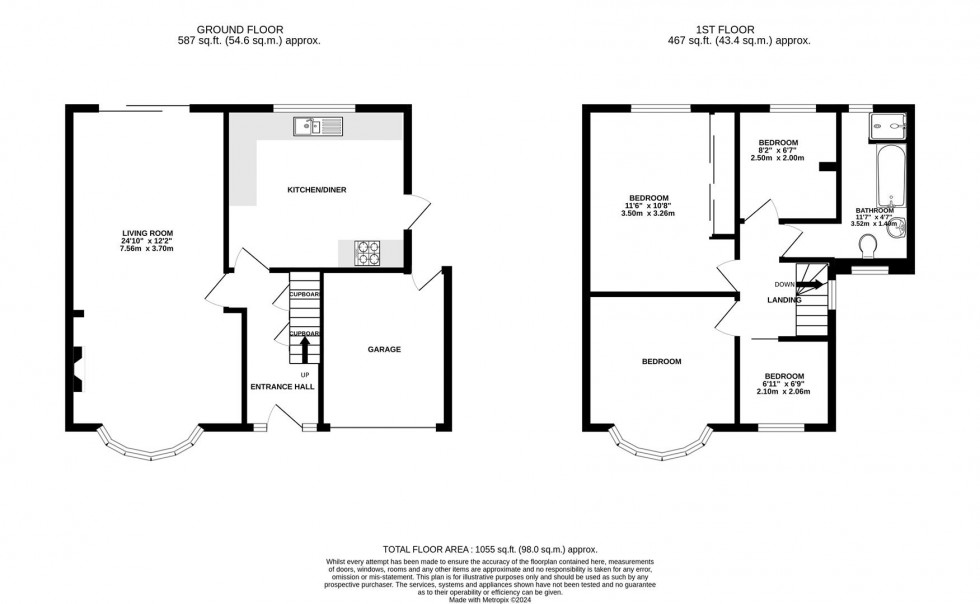 Floorplan for Bowood Road, Old Town, Swindon