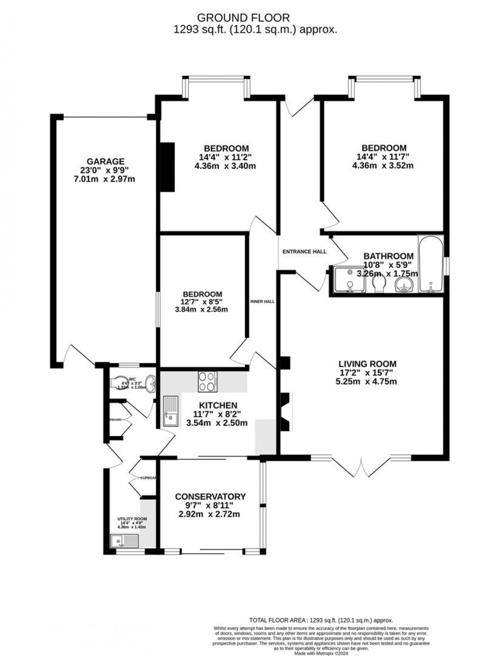 Floorplan for Whitworth Road, Swindon