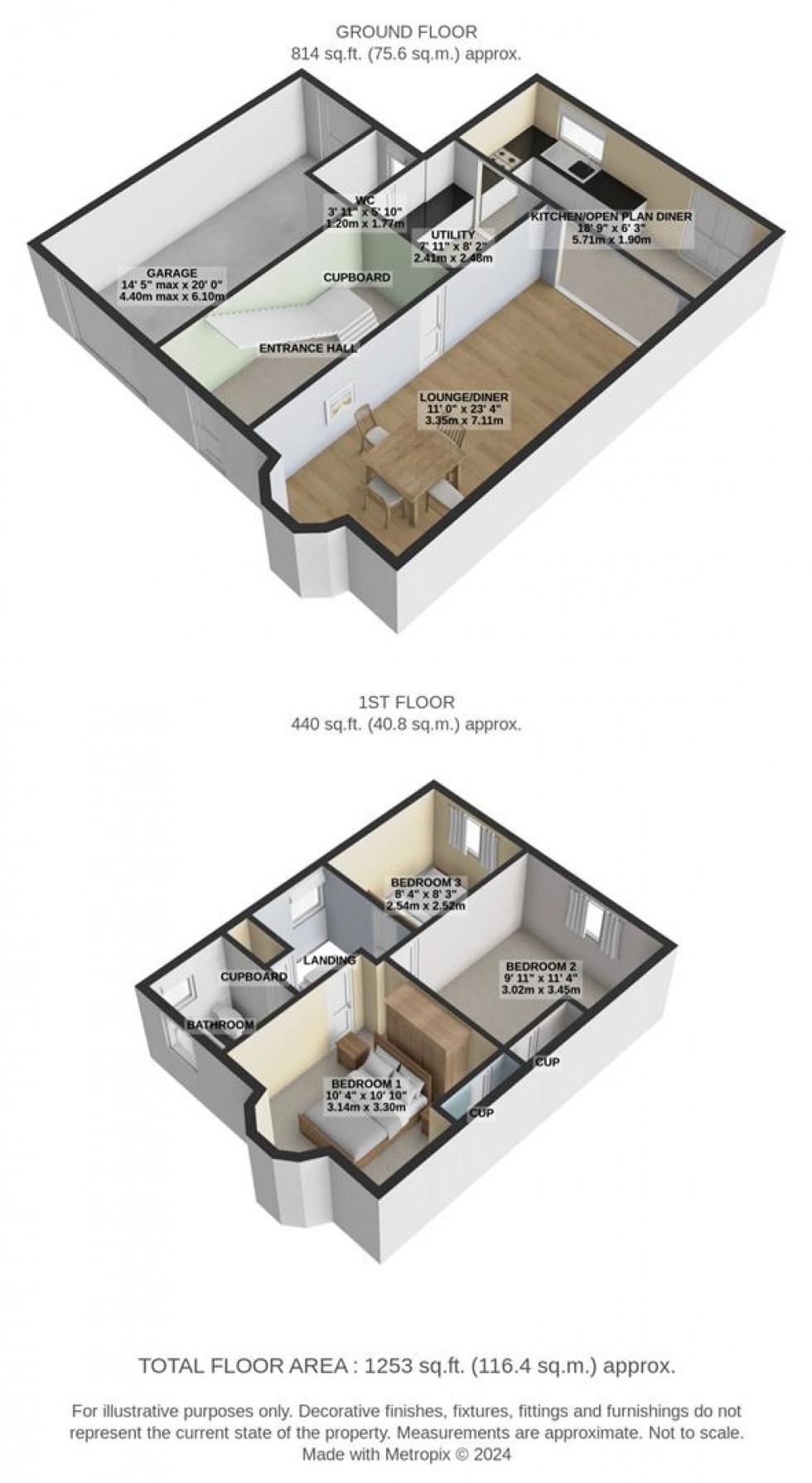 Floorplan for Dores Road, Upper Stratton, Swindon