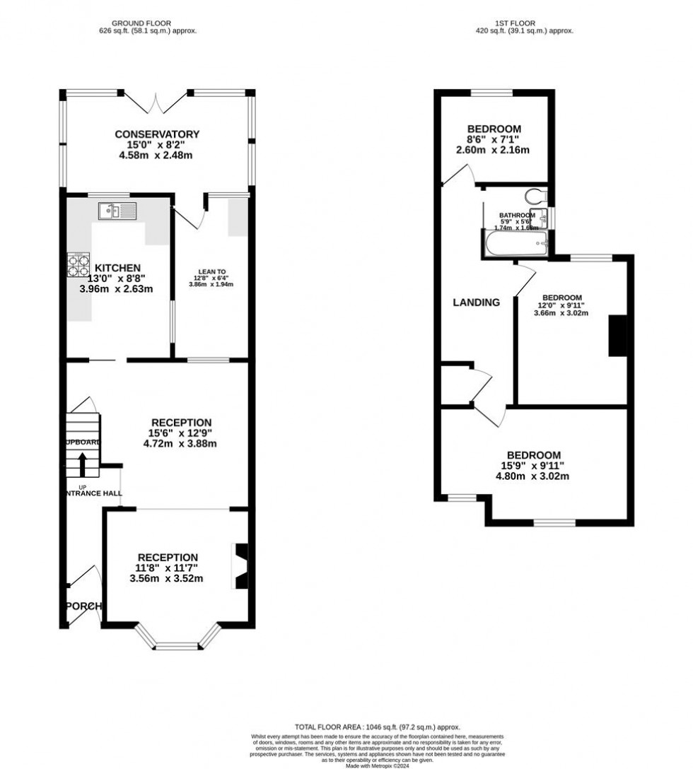 Floorplan for Ferndale Road, Swindon