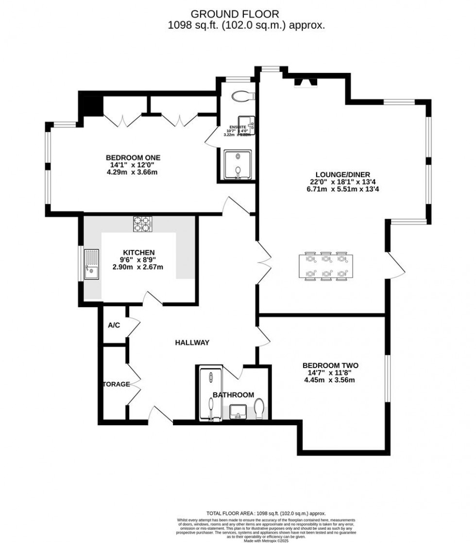 Floorplan for Belmont Crescent, Swindon