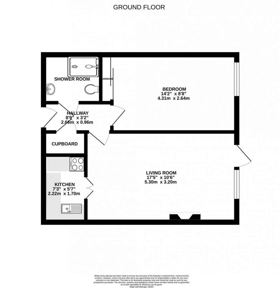 Floorplan for Grovelands Avenue, Swindon