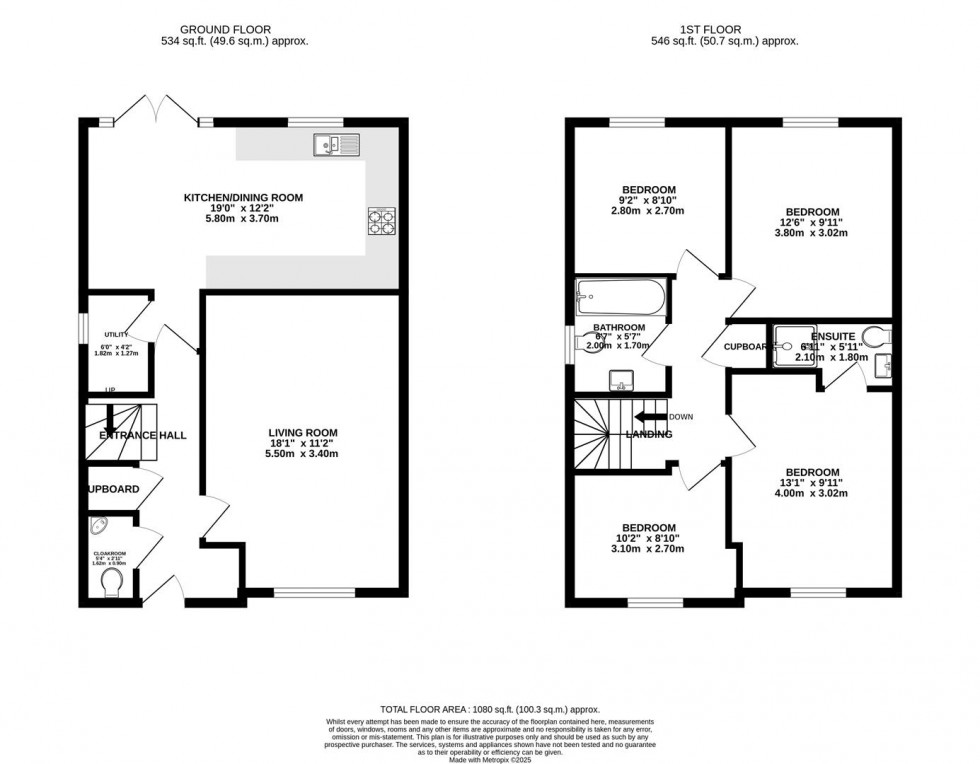 Floorplan for Letcombe Lane