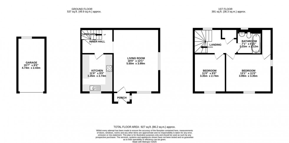 Floorplan for Rickyard Cottages, Broad Hinton, Swindon