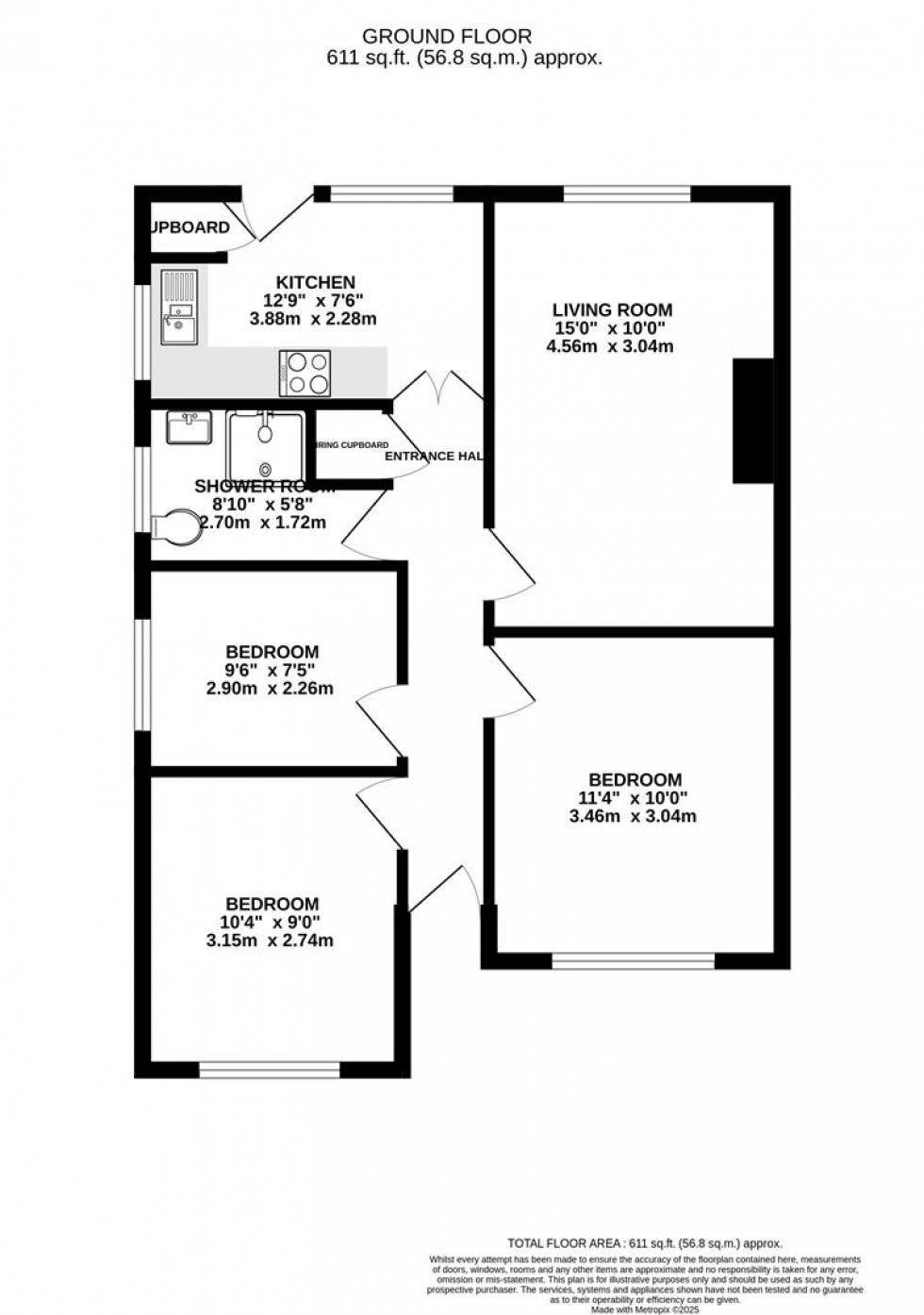Floorplan for Slade Drive, Swindon
