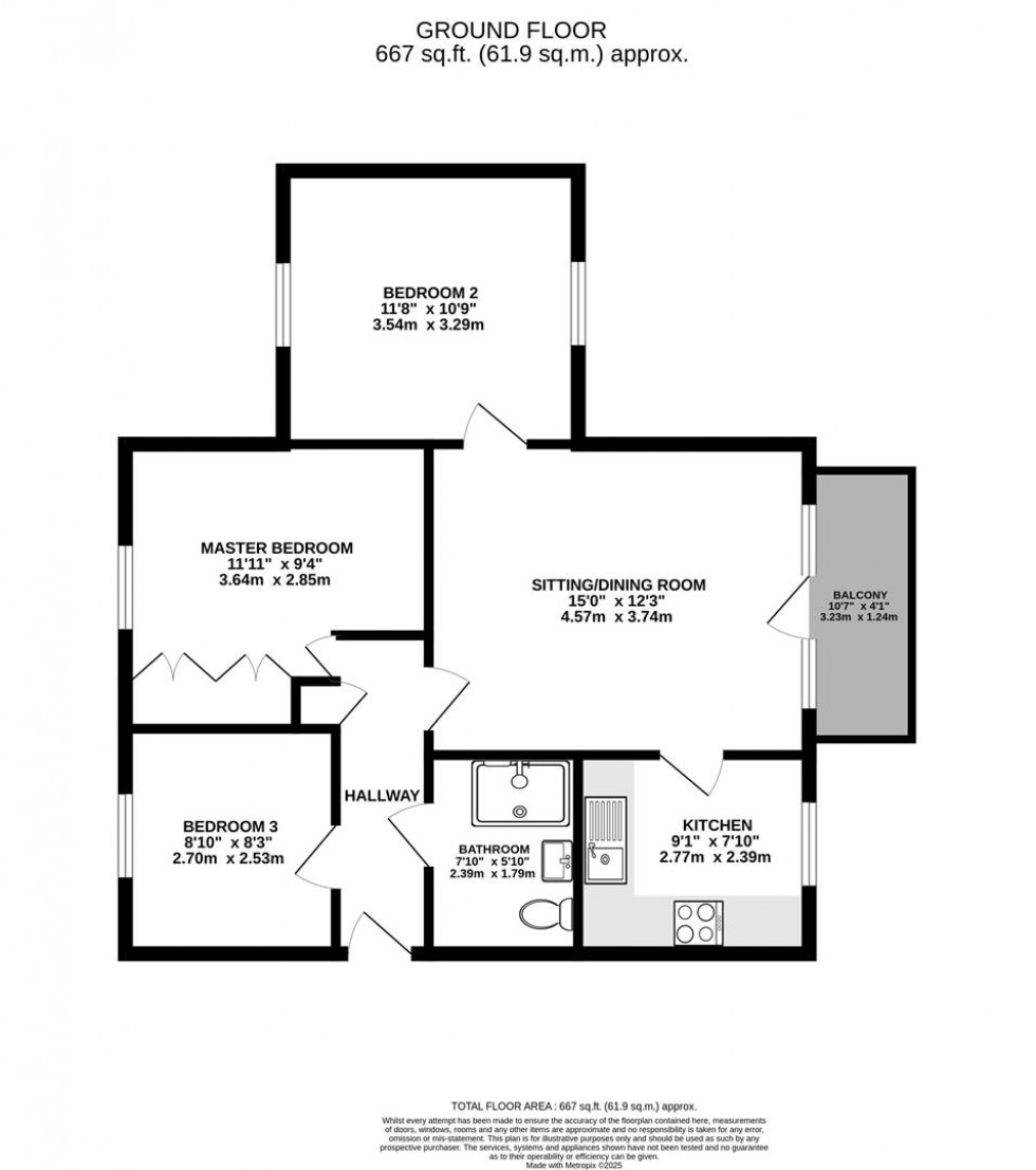 Floorplan for Marlborough Road, Swindon
