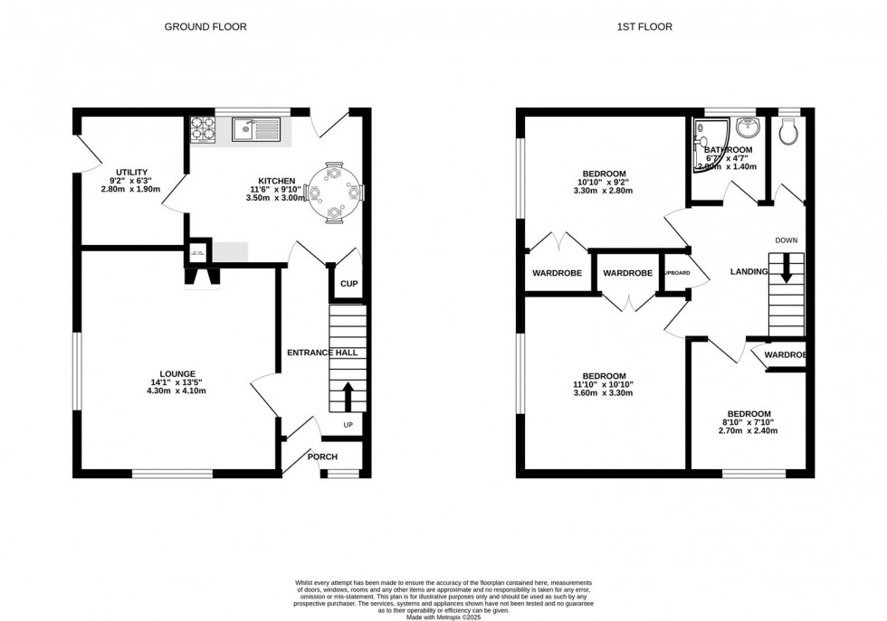 Floorplan for Shaftesbury Avenue, Swindon