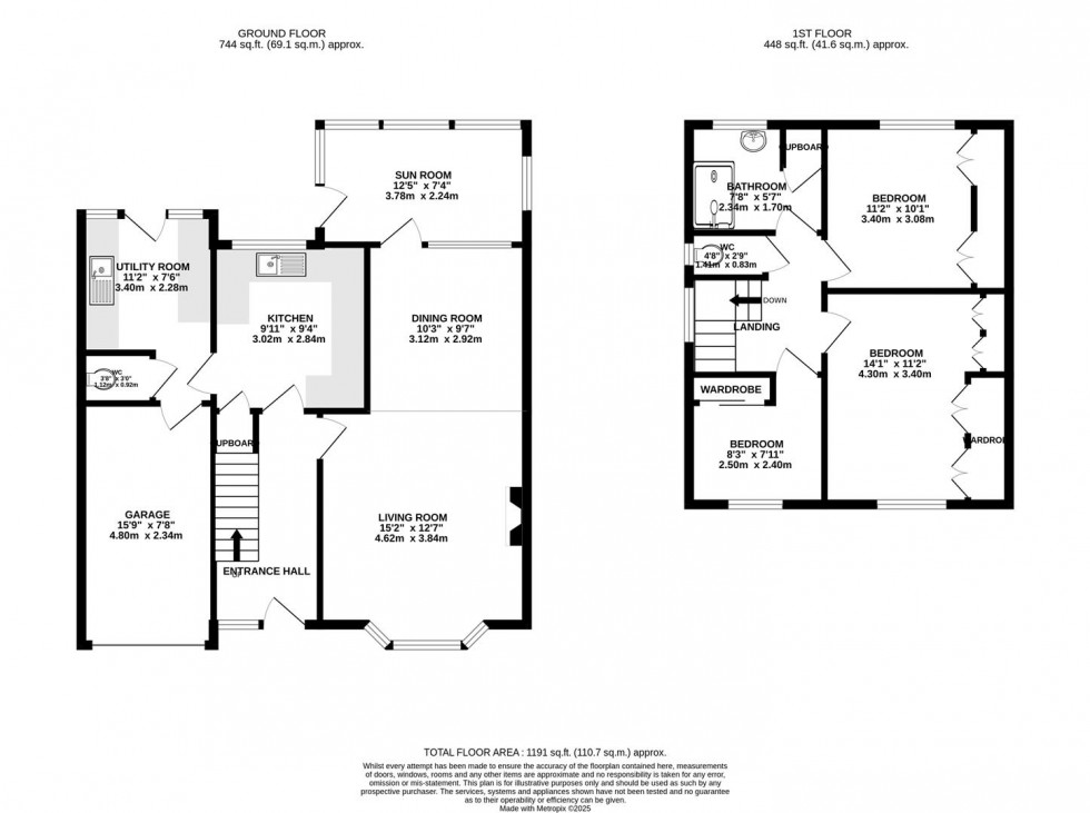 Floorplan for Kerrs Way, Wroughton, Swindon
