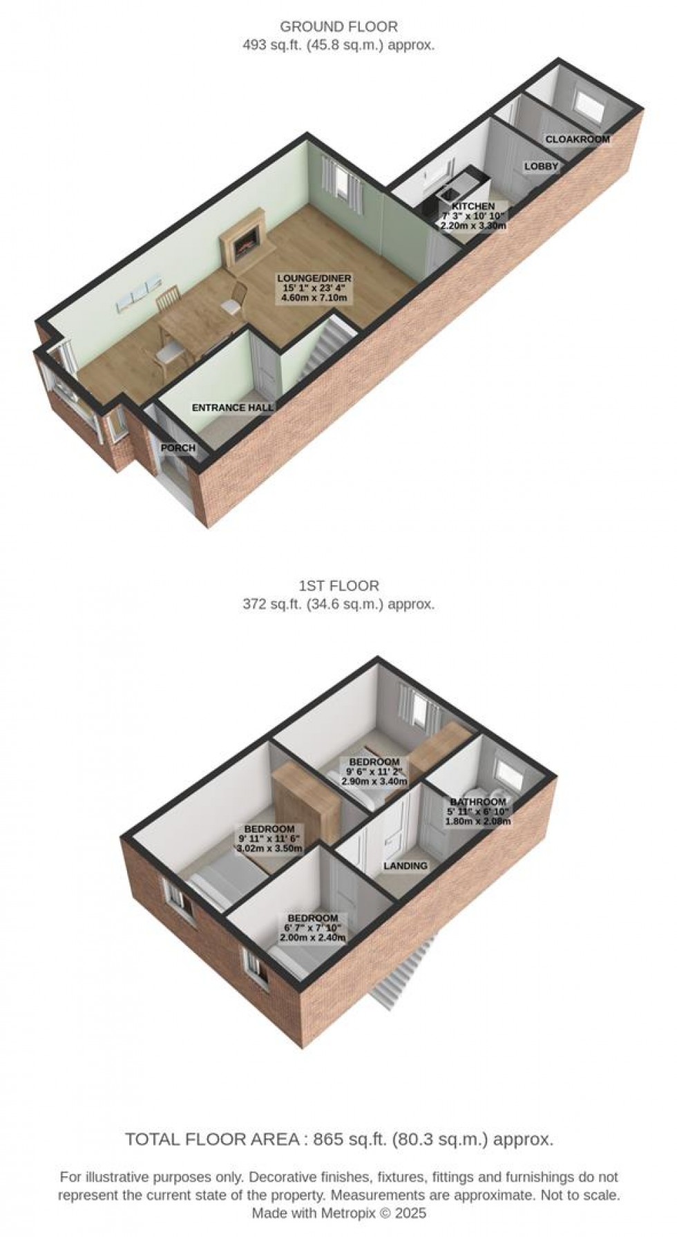 Floorplan for Norton Grove, Old Walcot, Swindon