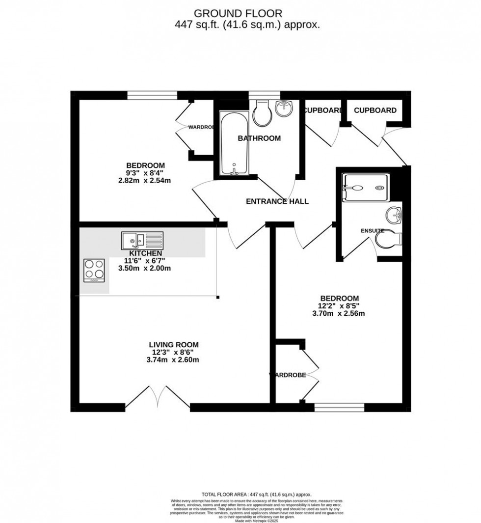 Floorplan for MISTLETOE COURT, 15 Seacole Crescent, Swindon