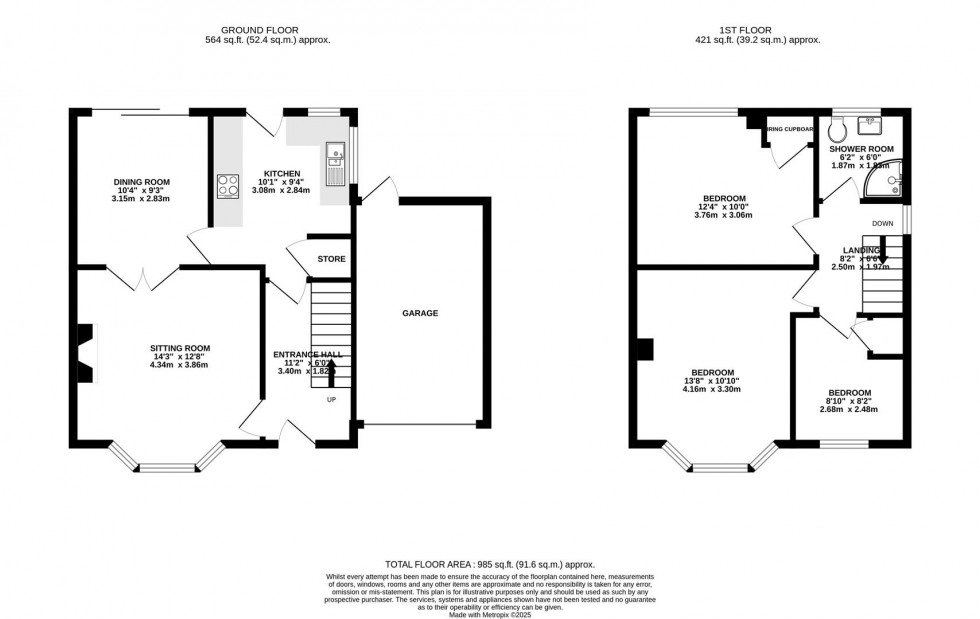 Floorplan for Queens Drive, Swindon