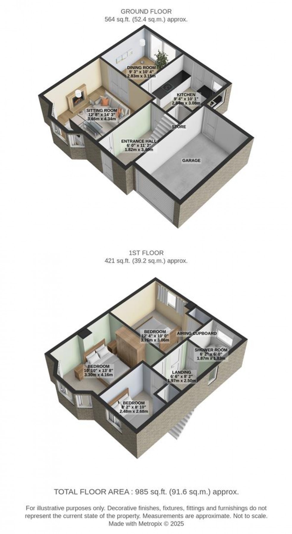 Floorplan for Queens Drive, Swindon