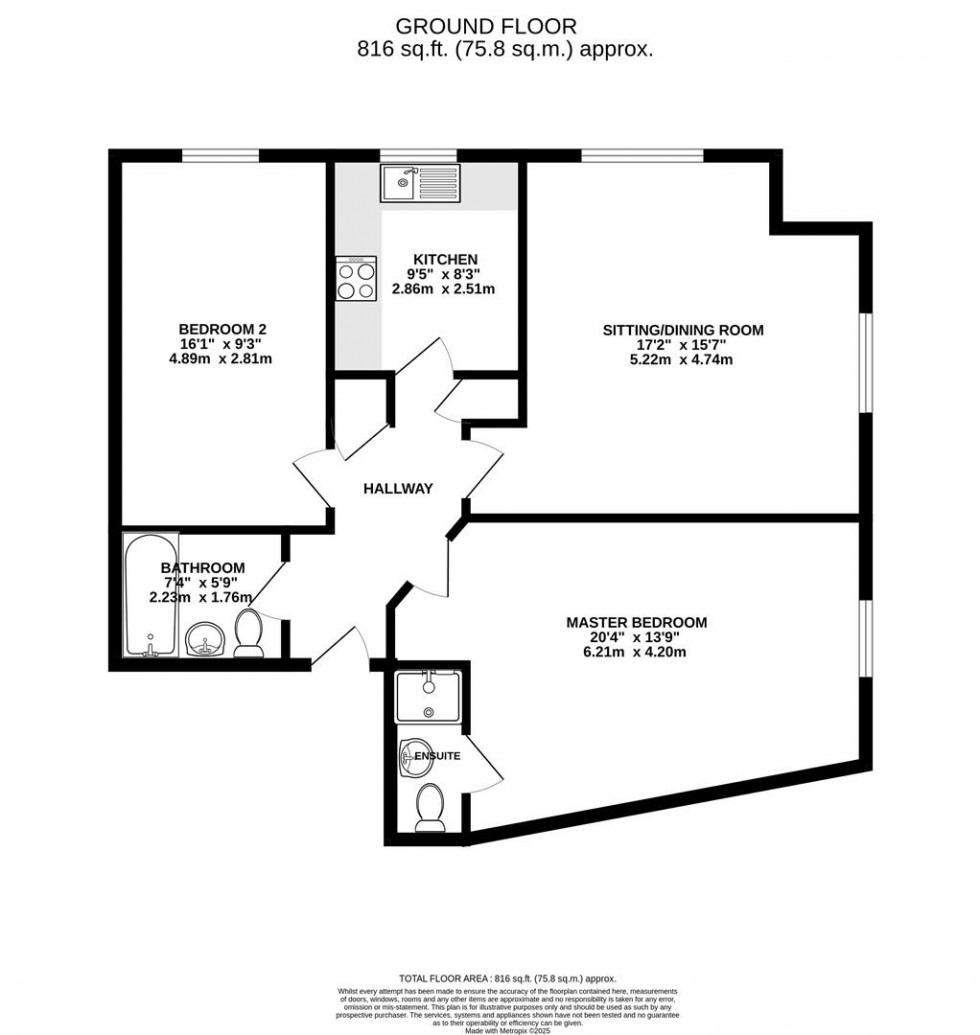 Floorplan for Chain Court, Old Town, Swindon