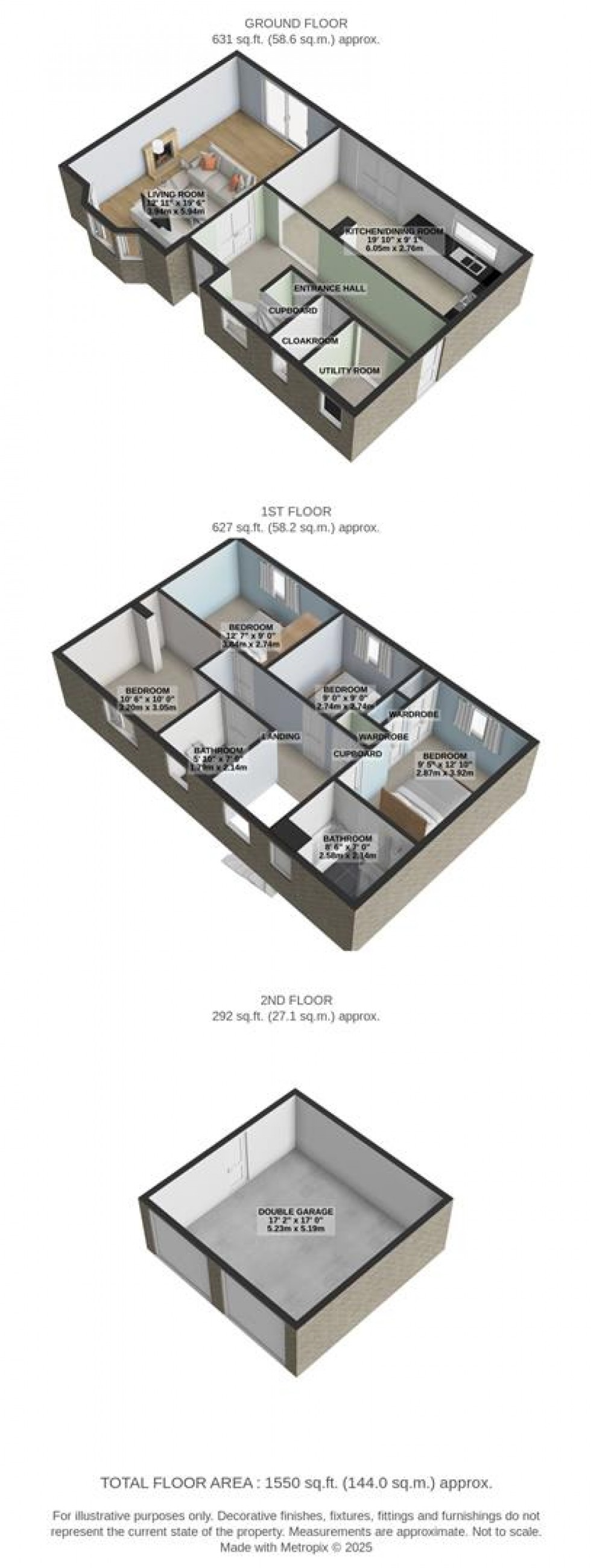 Floorplan for Kingscote Close, Nine Elms, Swindon