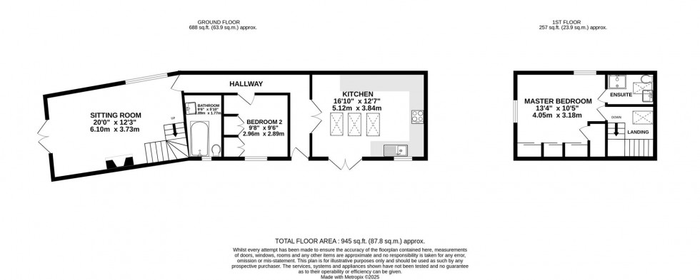 Floorplan for St Peters Cottages, Broad Hinton