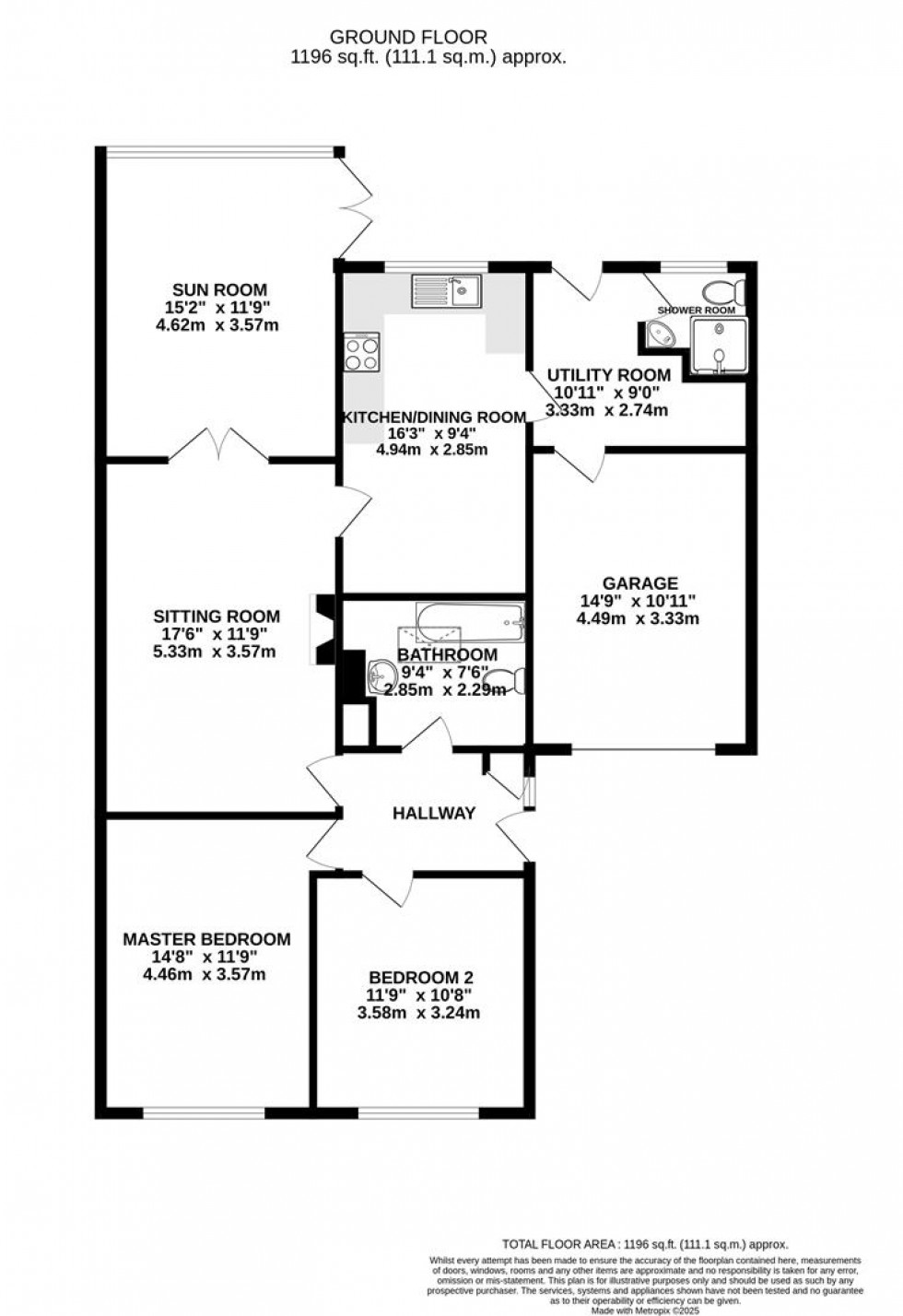 Floorplan for Cambridge Close, Swindon