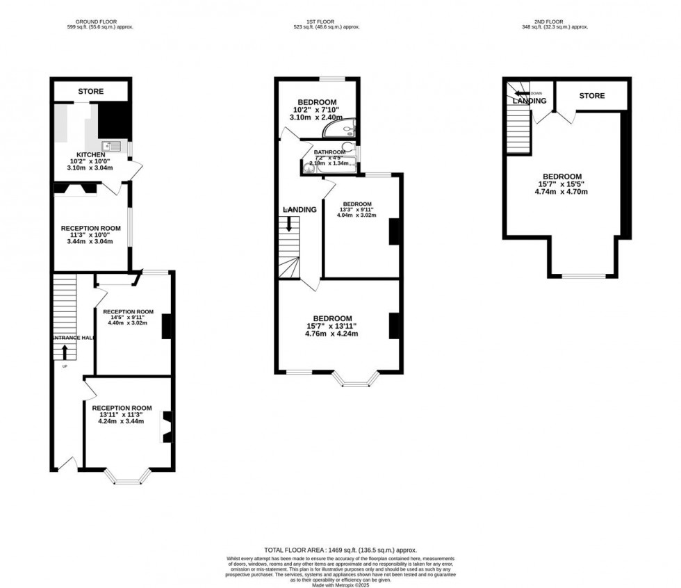 Floorplan for County Road, Swindon