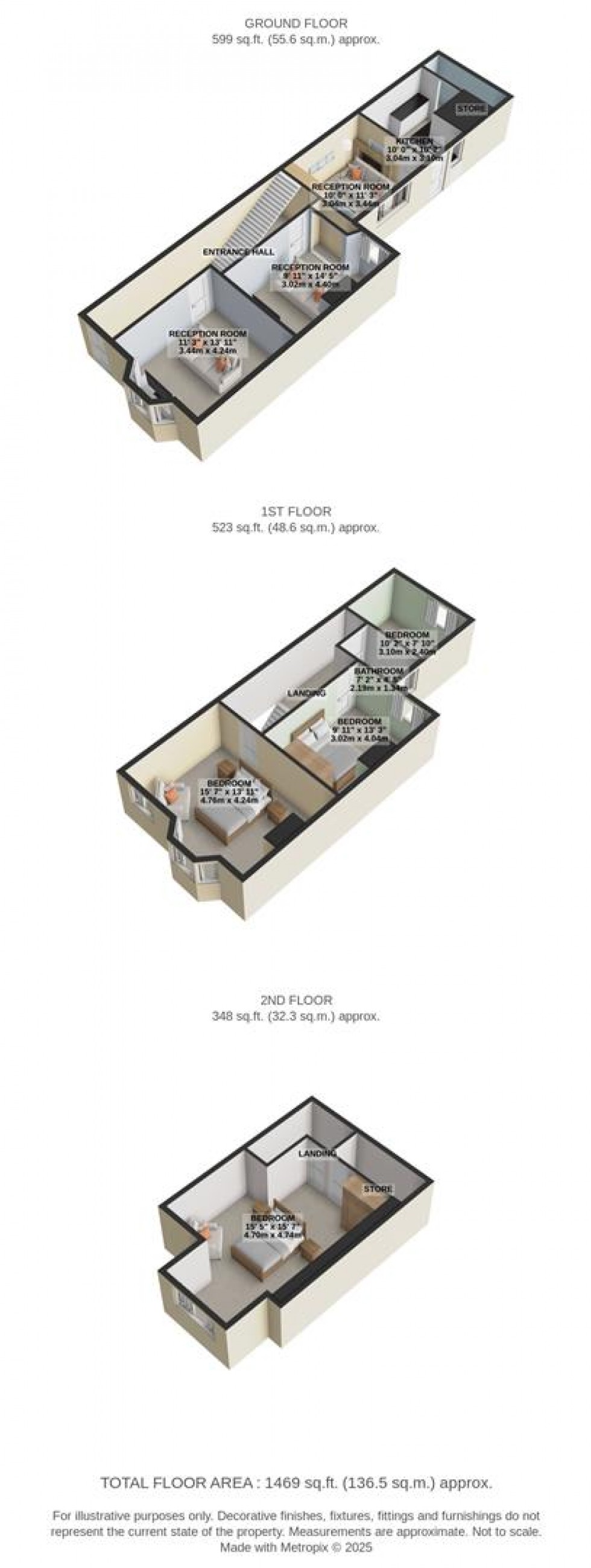Floorplan for County Road, Swindon