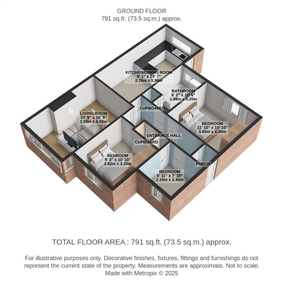 Floorplan for Beverstone Grove, Lawns, Swindon