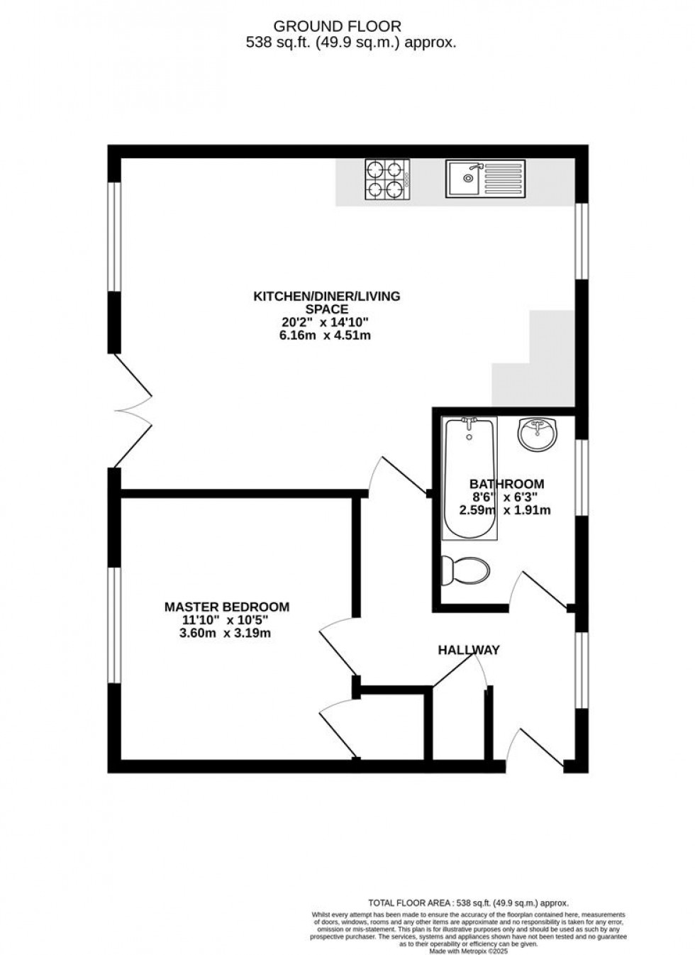 Floorplan for Ginner Road, Swindon