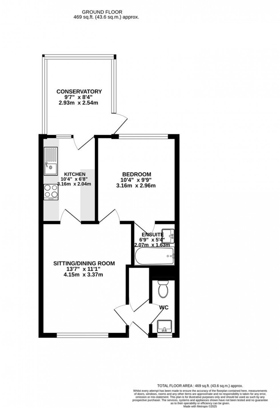 Floorplan for Alveston Close, Westlea, Swindon