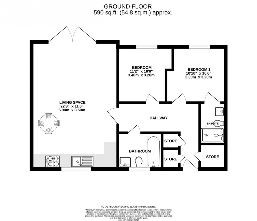 Floorplan for Haskins House, Beckett Strand