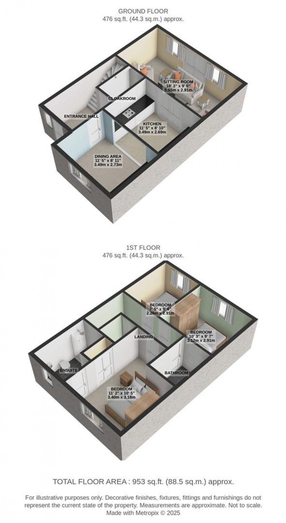 Floorplan for Nevinson Road, Swindon