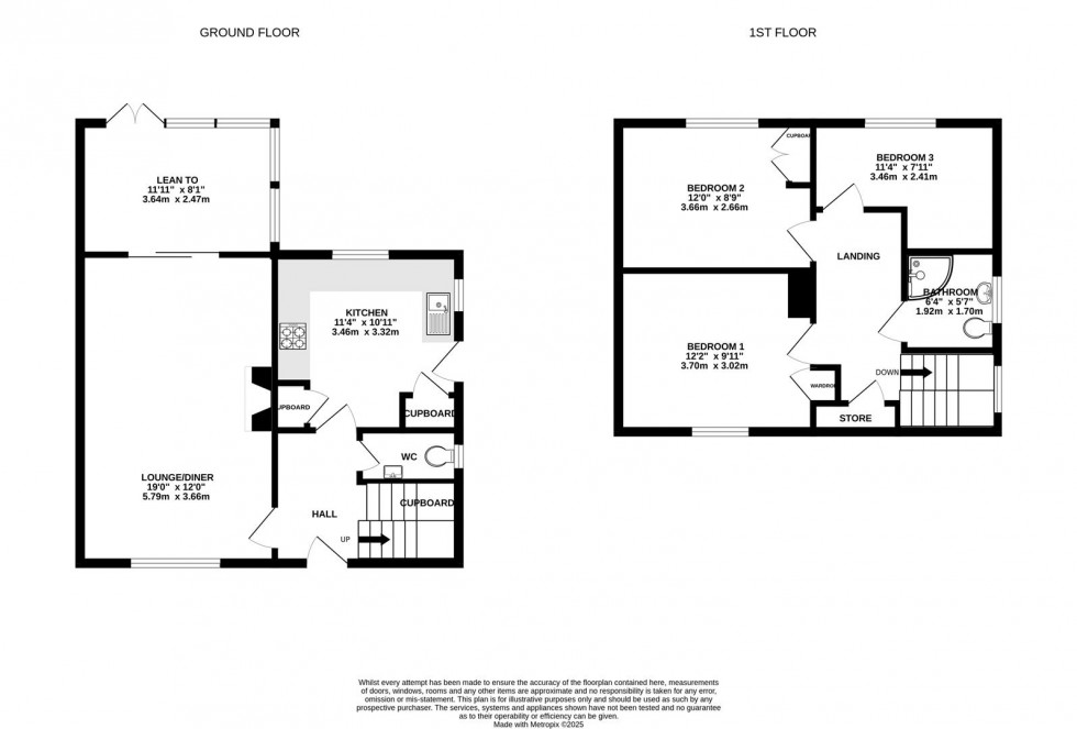 Floorplan for Whilestone Way, Coleview, Swindon