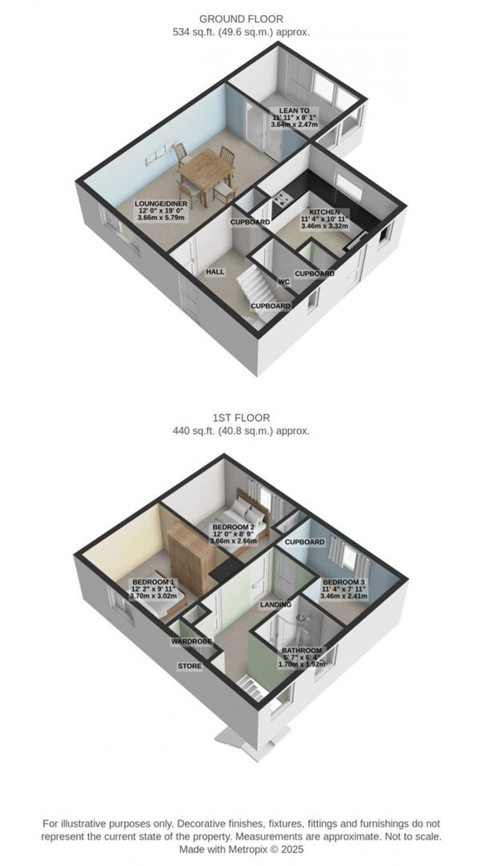 Floorplan for Whilestone Way, Coleview, Swindon