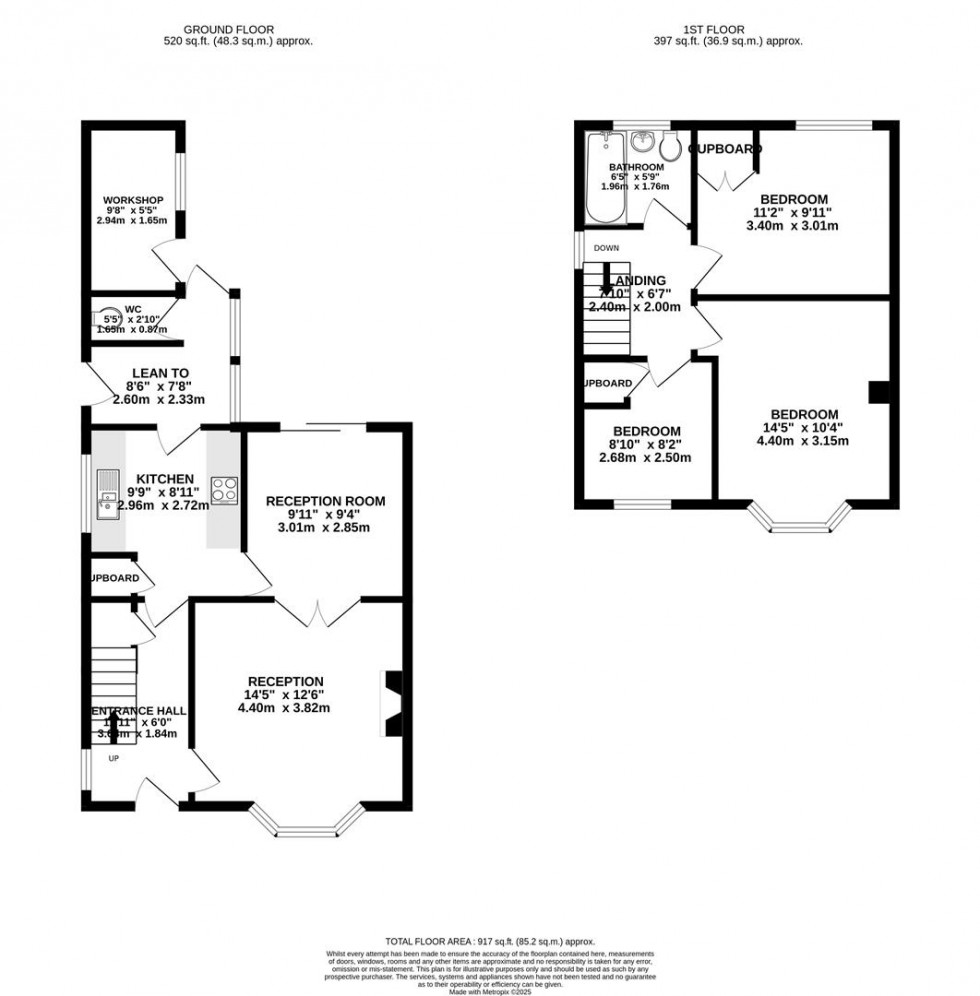 Floorplan for Birdbrook Road, Upper Stratton, Swindon