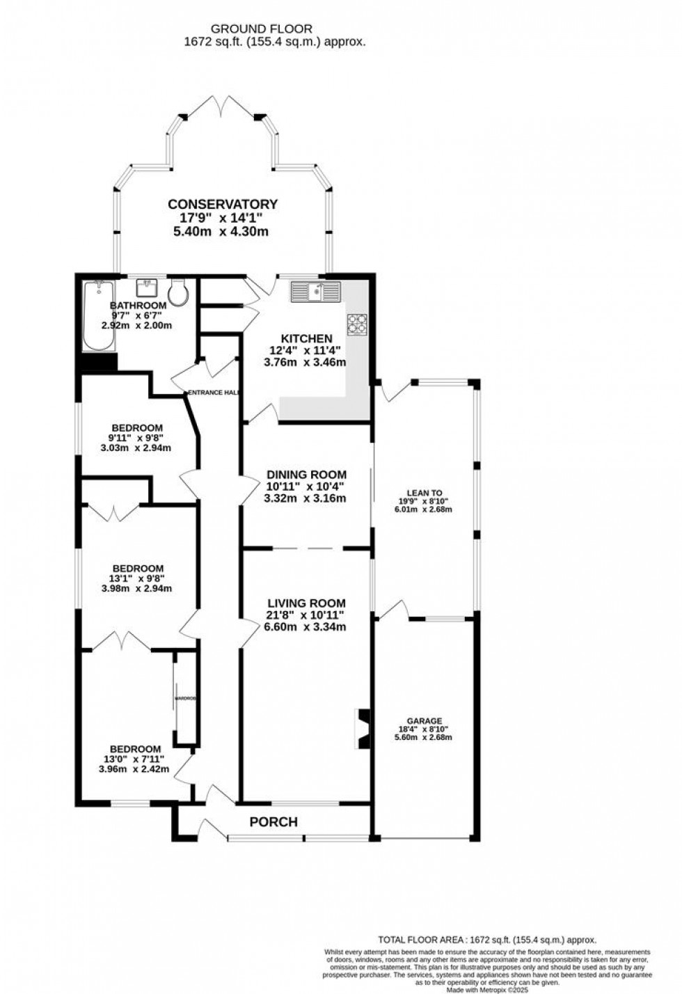 Floorplan for Tealsbrook, Swindon