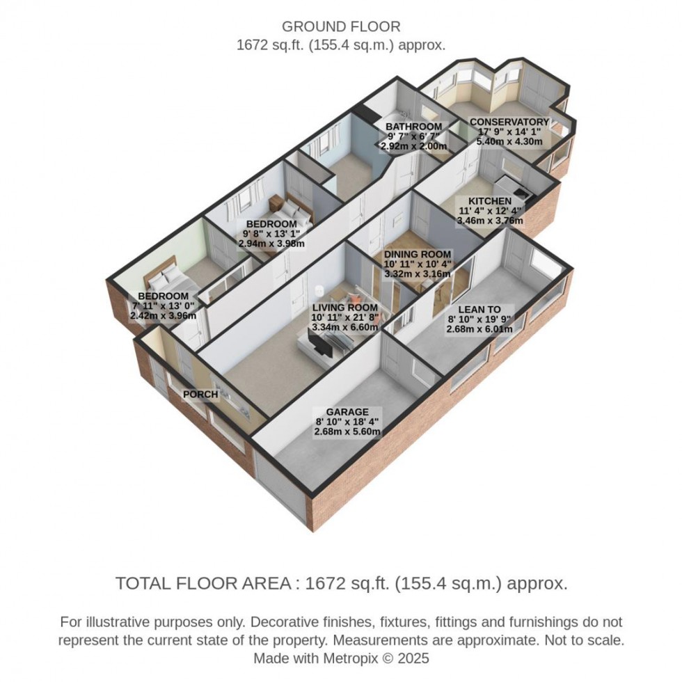 Floorplan for Tealsbrook, Swindon