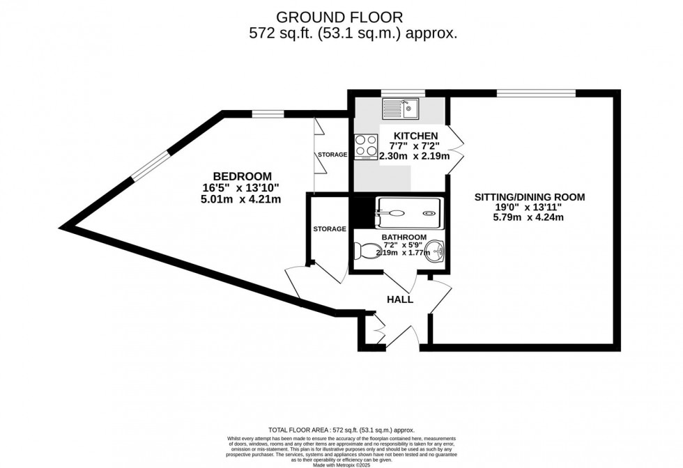 Floorplan for Goddard Court, Cricklade Street, Swindon