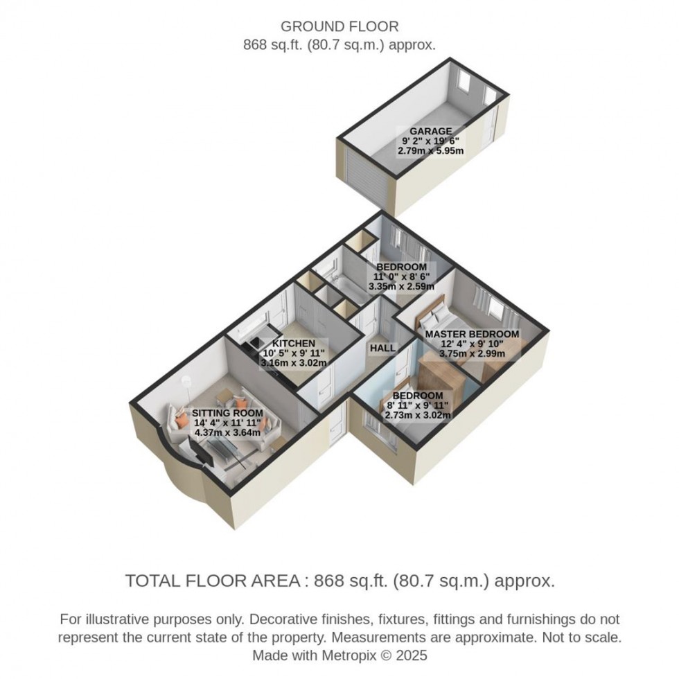 Floorplan for Barnard Close, Swindon