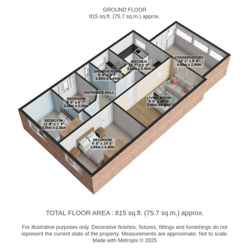 Floorplan for Queenborough, Toothill, Swindon