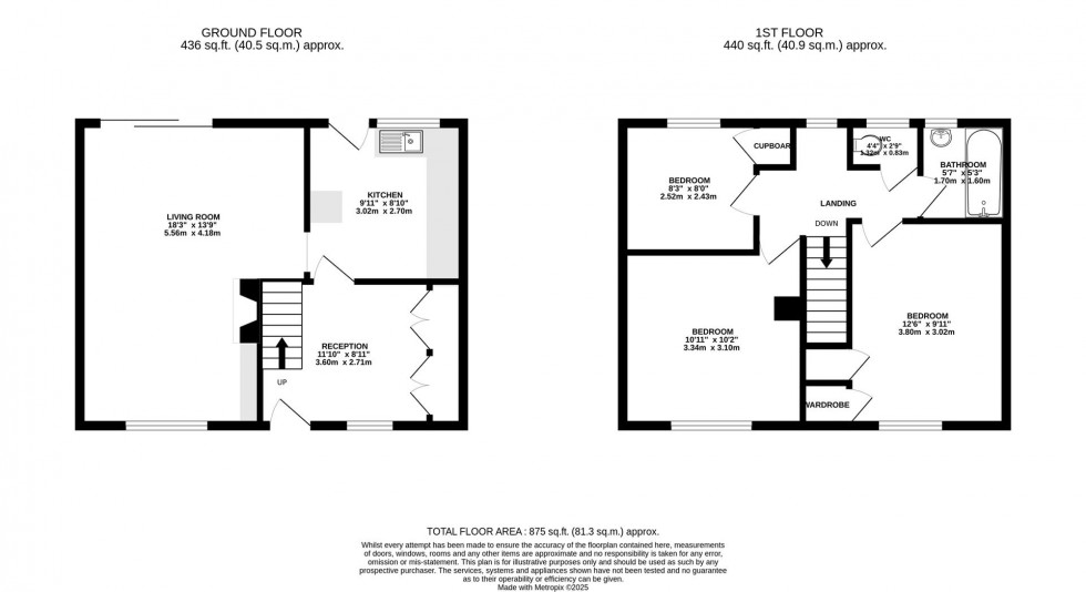 Floorplan for Raleigh Avenue, Walcot, Swindon
