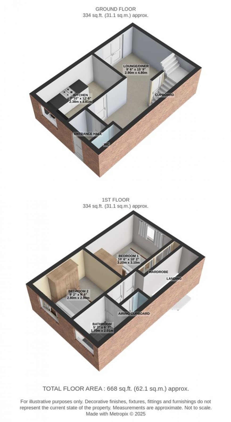 Floorplan for Wagtail Close, Swindon