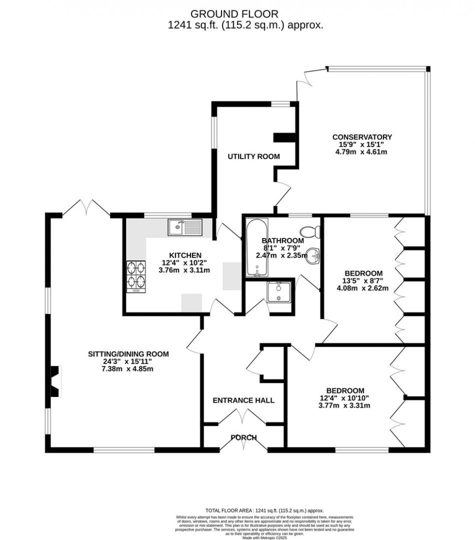 Floorplan for The Quarries, Swindon