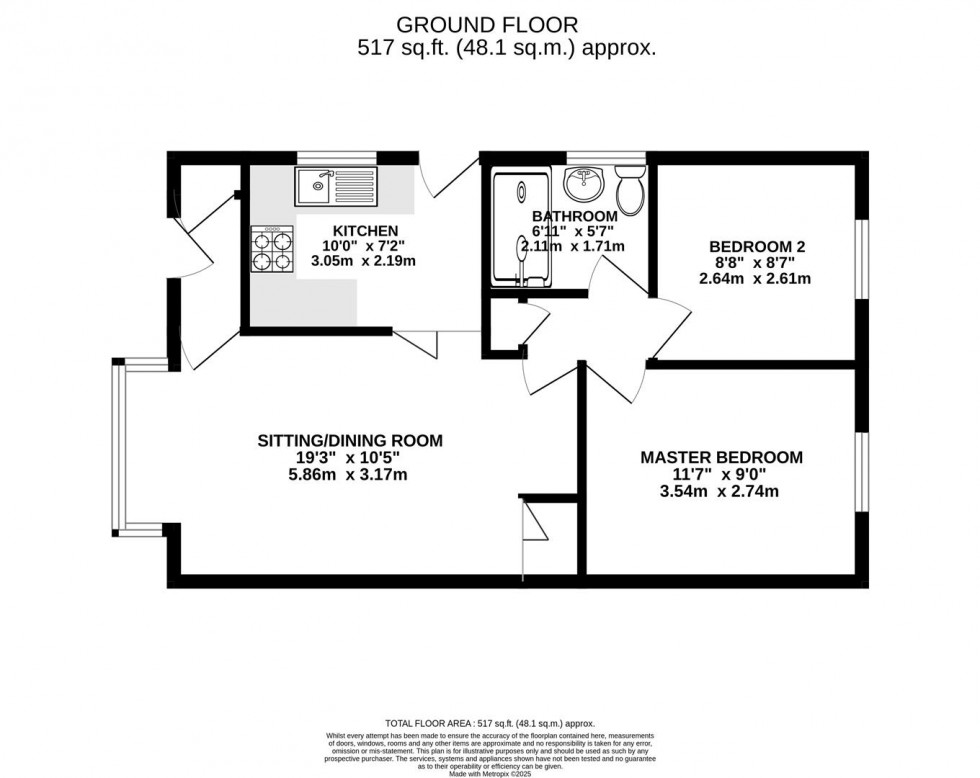 Floorplan for Paulet Close, Grange Park, Swindon