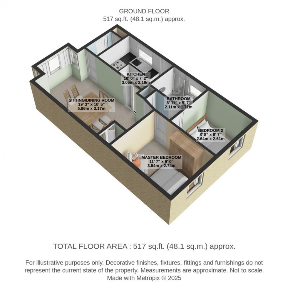 Floorplan for Paulet Close, Grange Park, Swindon