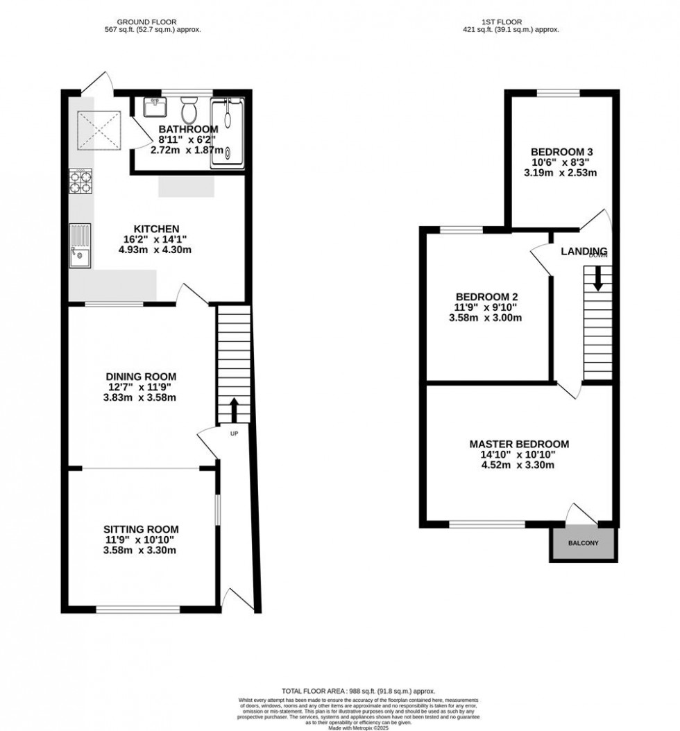Floorplan for Maxwell Street, Swindon