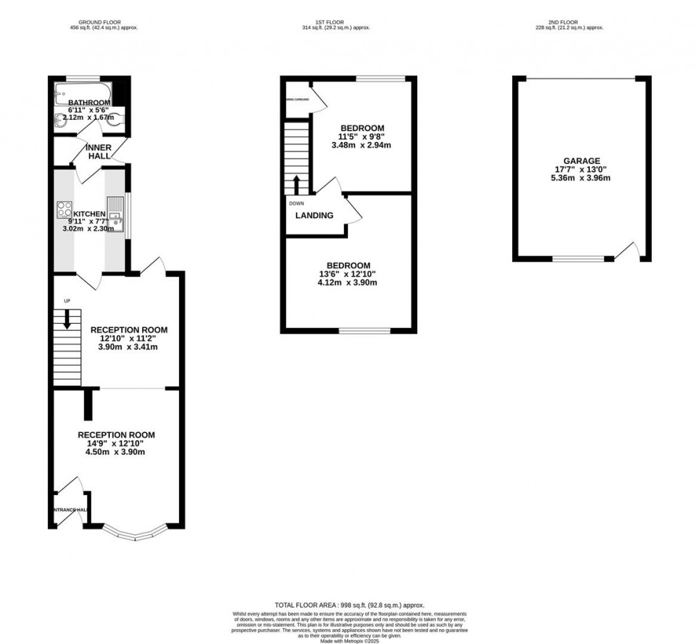 Floorplan for Ferndale Road, Swindon