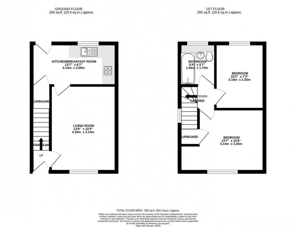 Floorplan for Primrose Close, Swindon