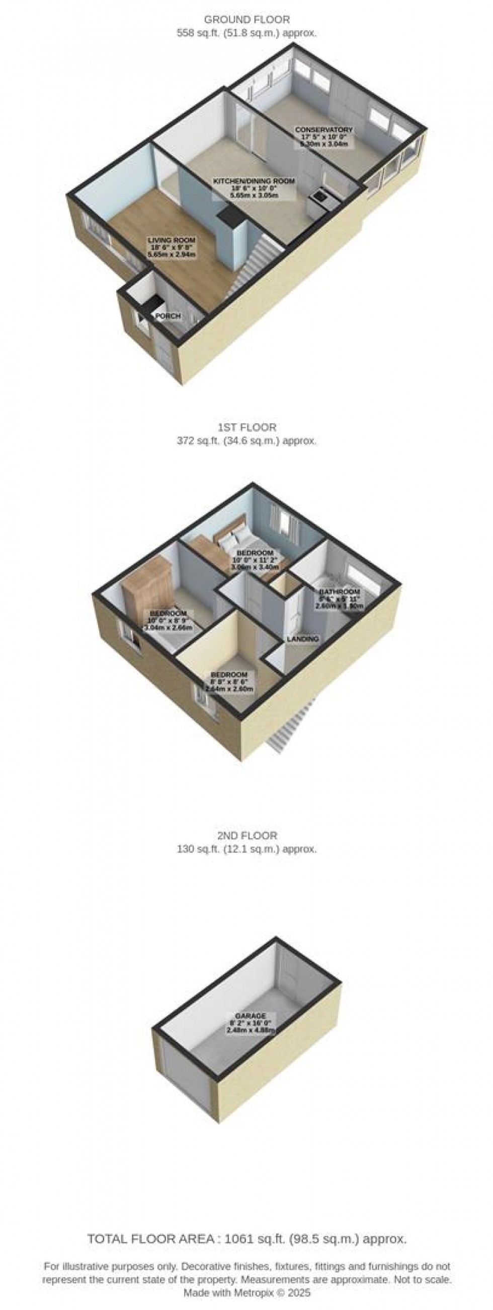 Floorplan for Conrad Close, Liden, Swindon