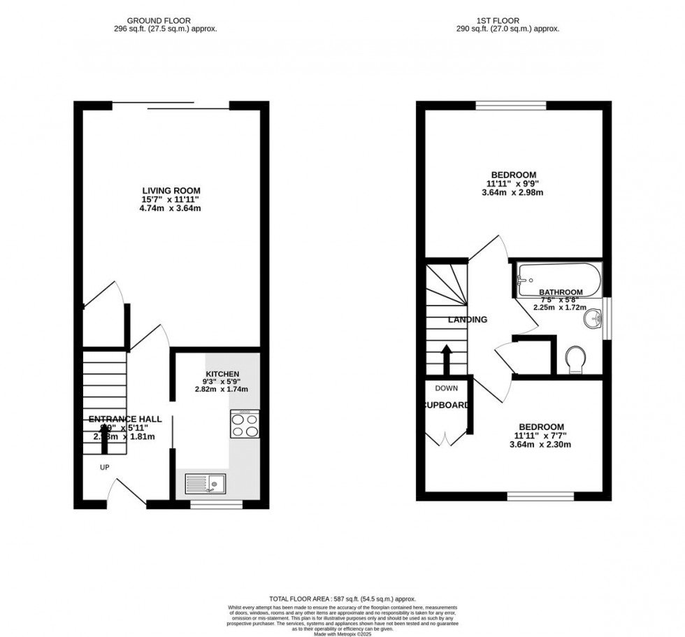 Floorplan for Dykes Mews, Chiseldon, Swindon